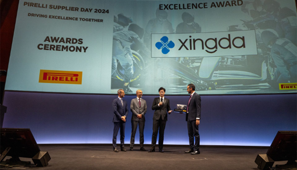 Xingda Group Wins Pirelli’s Excellence Award for Suppliers